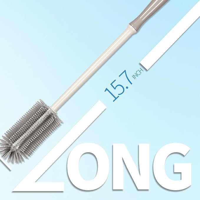 15.7" Silicone Bottle Brush Set - Image 2