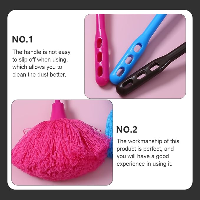 2pcs Pink Static Electricity Fiber Dusters - Image 7