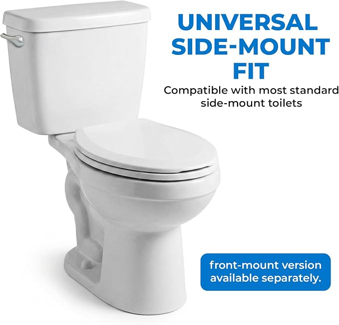 Qualihome Universal Toilet Tank Flush Lever, Chrome Finish Handle - Image 2