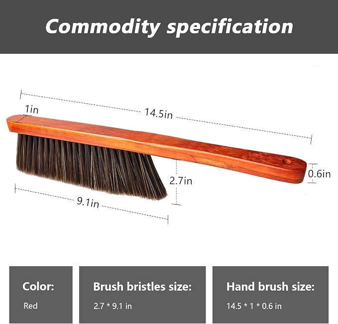 Hand Broom Brush Dust Cleaning : Hand Brush, Dusting Brush, Couch Brush - Image 7