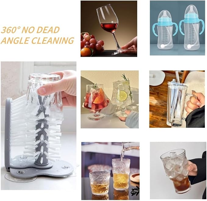 Bar Glass Washer Glass Cleaning Brush - Image 3