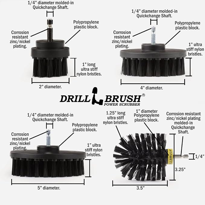 Drillbrush BBQ Grill Cleaning Kit - Image 5