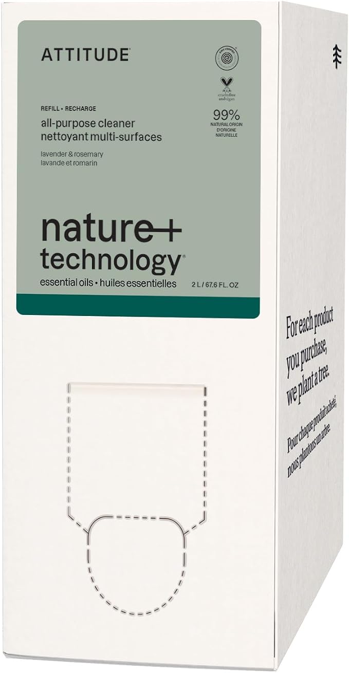 ATTITUDE All Purpose Cleaner, EWG Verified Multi-Surface Products, Naturally by ATTITUDE