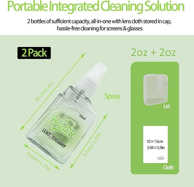 2 Pack Electronic Screen Cleaner Spray, Hatstart Cell Phone Touch Screens - Image 3