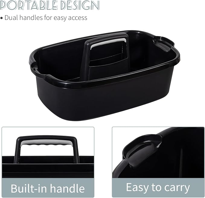 Large Cleaning Supplies Caddy Portable Shower Basket Supply Organizer - Image 3