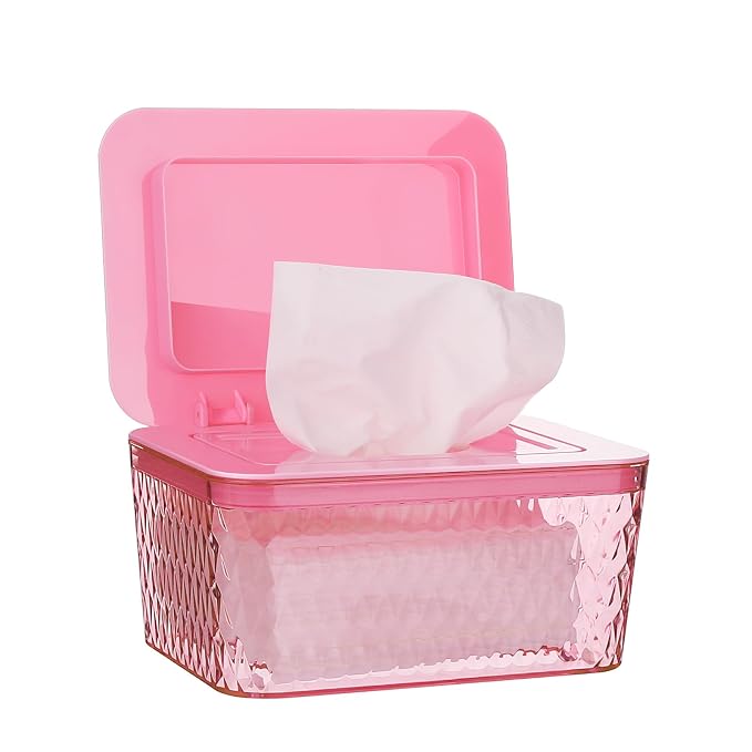 Wipes Dispenser, One-Handed Operation Wipe Holder by Whiidoom