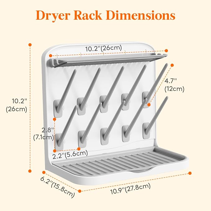 Lifewit Baby Bottle Drying Rack - Image 3