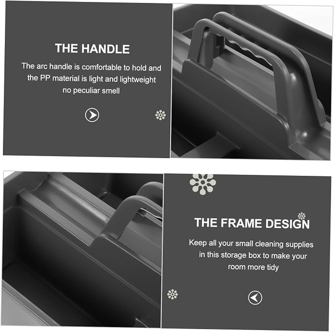 Hand-held Cleaning Tool Organizer Versatile Cleaning Supply Bucket - Image 5