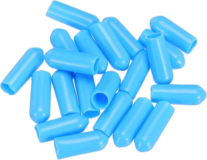 uxcell 20pcs Rubber End Caps 5mm ID Vinyl PVC Round Tube Bolt Cap Cover Screw - Image 4