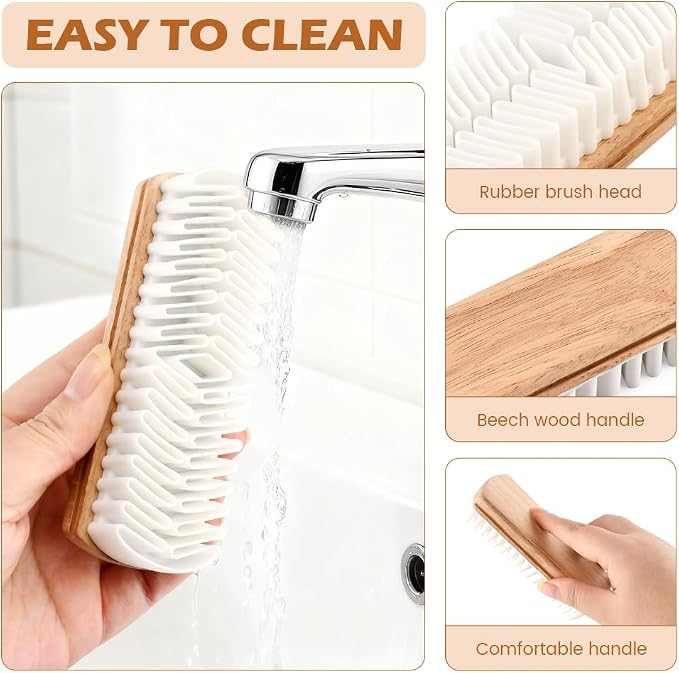 3Pcs Suede Shoe Brush and Eraser, Suede Nubuck Cleaning Brush - Image 6