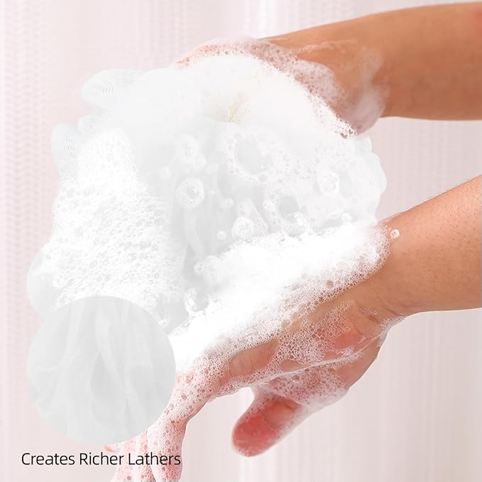 Fu Store Loofah Sponge Shower Loofahs 70g Bath Sponges Mesh Balls - Image 4