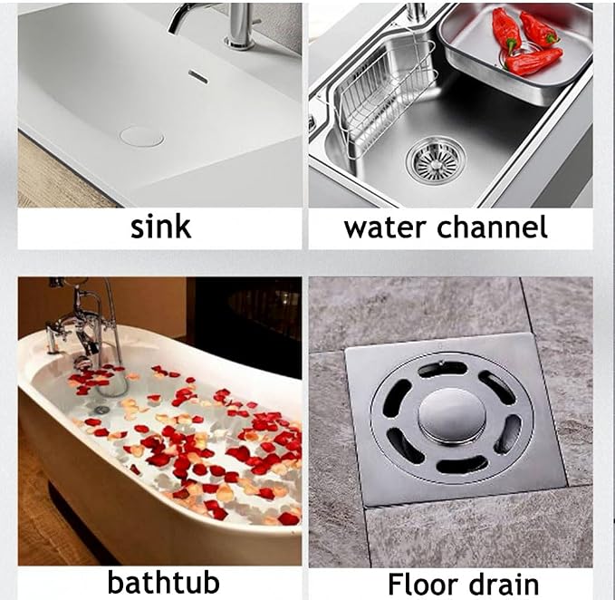 40 Pcs Disposable Shower Drain Cover Hair Catcher Shower Drain Mesh Stickers - Image 5