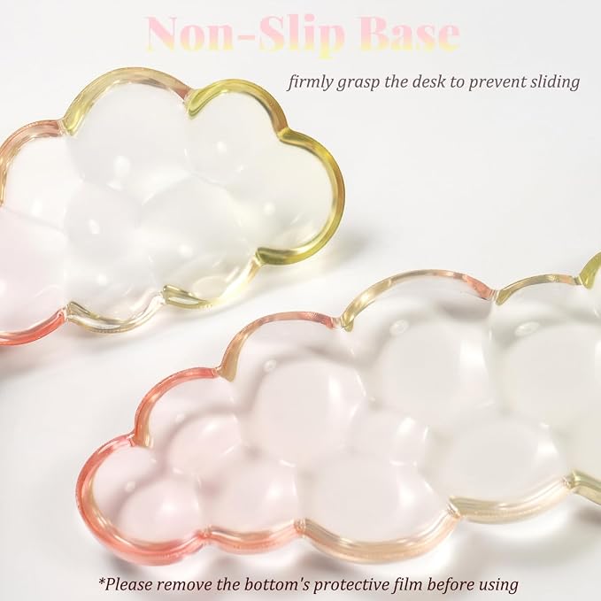 Gel Keyboard Wrist Rest Cloud Set, - Image 3