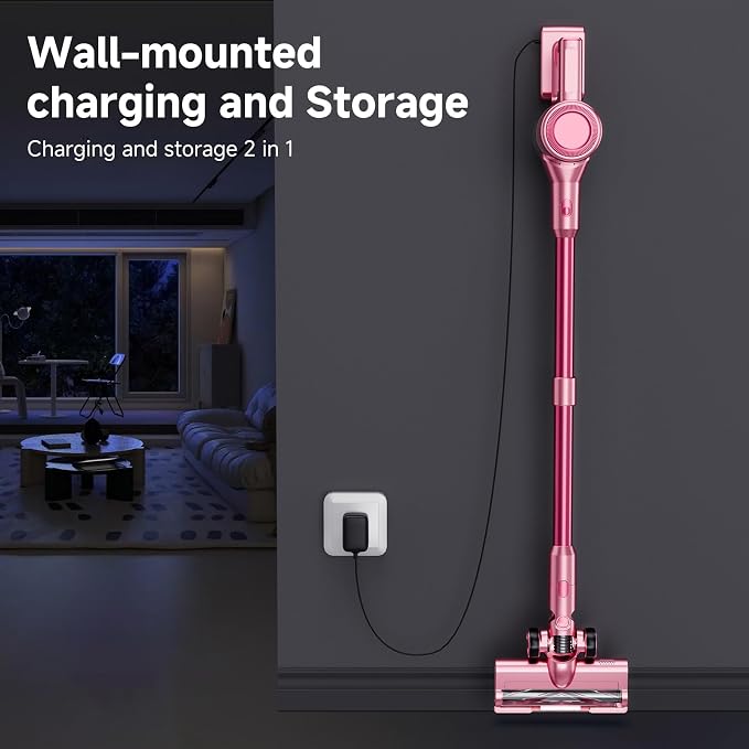 Cordless Vacuum Cleaner, 8 in 1 40Kpa 55Mins, Lightweight Vacuum Cleaners - Image 7