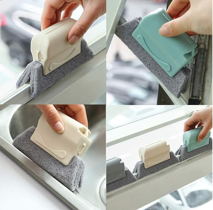 Magic Window Track Cleaner, Window Groove Cleaning Brush Tools Set - Image 3