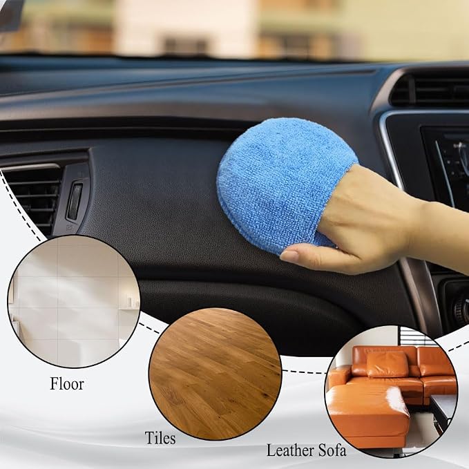 10PCS Wax Applicator Pads, Polishing Pad, Car Buffing & Detail Foam Wax - Image 6
