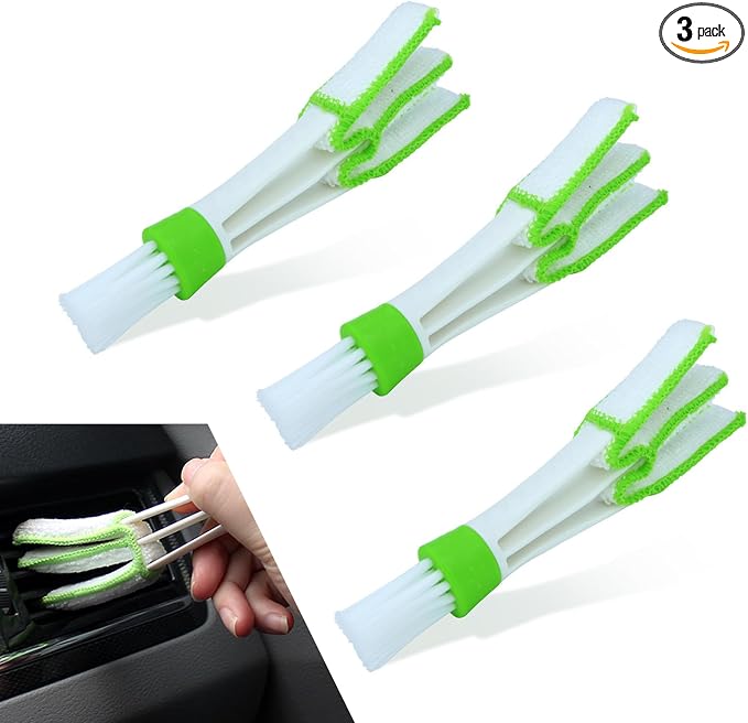 Set of 3 Mini Duster for Car Air Vent, 3 Arms Blinds Duster, Automotive Air by Unknown