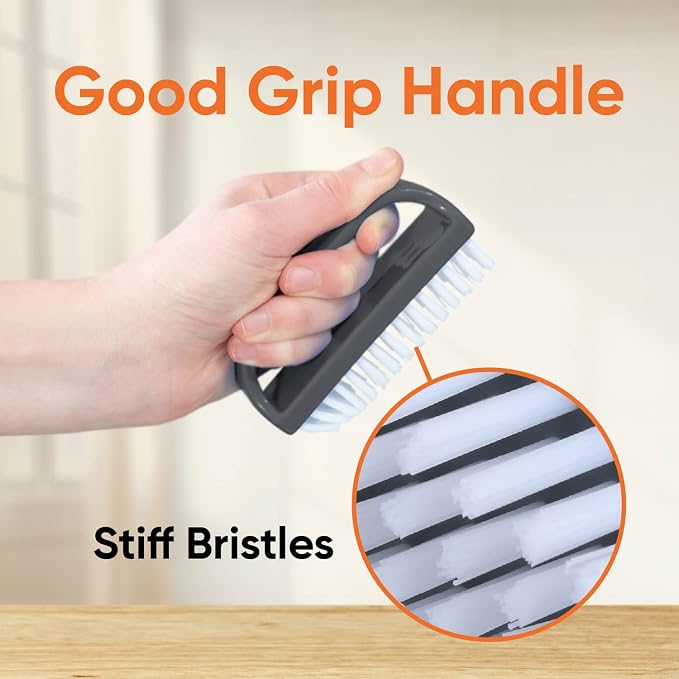Superio Stiff Nail Brush for Cleaning Fingernails Small Scrub Brush - Image 9