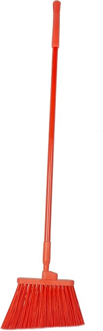 SPARTA 41083EC24 Plastic Color Coded Broom, Unflagged Bristles, Long Broom by SPARTA