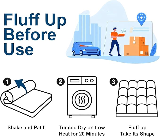 COONP Full XL Mattress Topper, Extra Thick Pillowtop, Cooling Plush Mattress Pad Cover Bed Topper Protector with 8-21 Inch Deep Pocket (Grey, Full XL)
