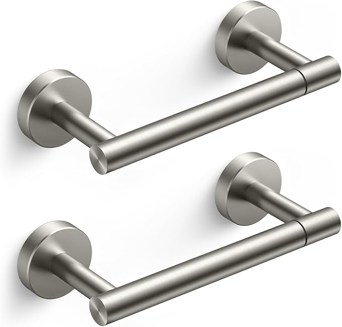 FORIOUS Toilet Paper Holder Wall Mount, Stainless Steel Rustproof Double Post by FORIOUS