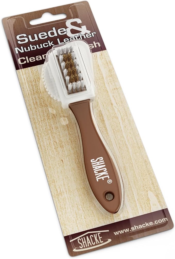 Suede & Nubuck 4-Way Leather Brush Cleaner - Image 2