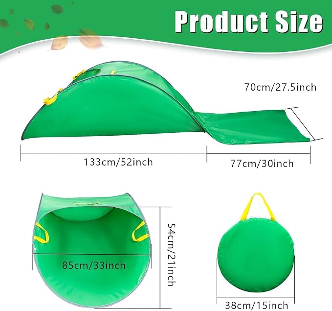 Pssopp Pop Up Leaf Collector, Portable Foldable Leaf Bags Dust Pan Convenient - Image 2