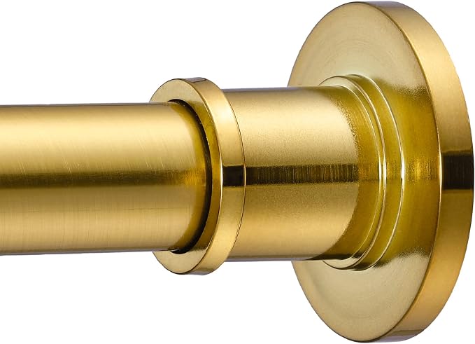 BRIOFOX Industrial Shower Curtain Rod by BRIOFOX