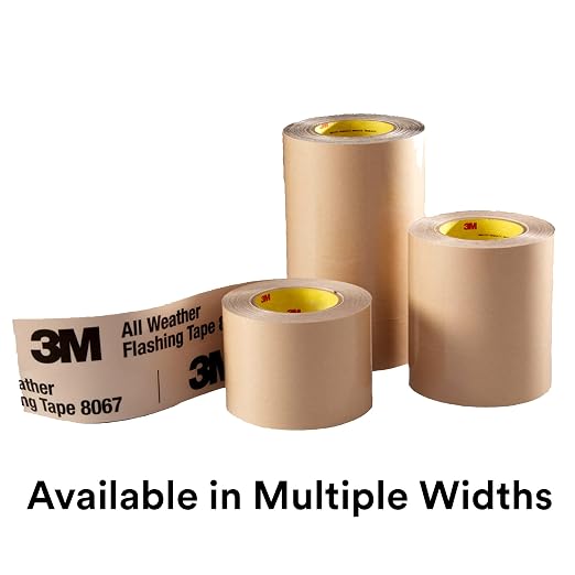 3M All Weather Flashing Tape 8067, 2 in x 75 ft, 1 Roll, Adhesive Backed Split - Image 6