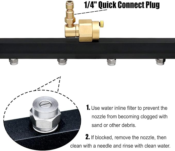ZALALOVA Pressure Washer Undercarriage Cleaner, 16 Inch Power Washer Surface - Image 4