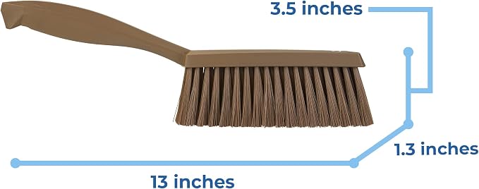 Vikan 458766 Bench Cleaning Brush, Polypropylene/Polyester Soft Bristle Dustpan - Image 2