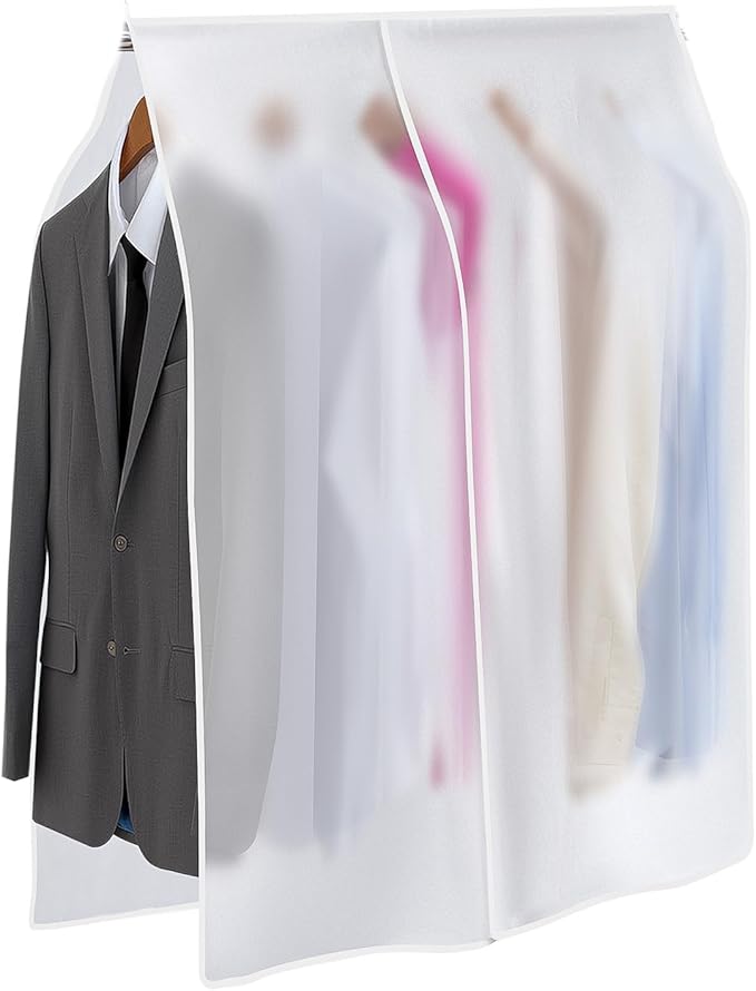 Clothing Rack Covers Hanging Clothes Dust Covers Garment Bag Organizer Storage by Unknown