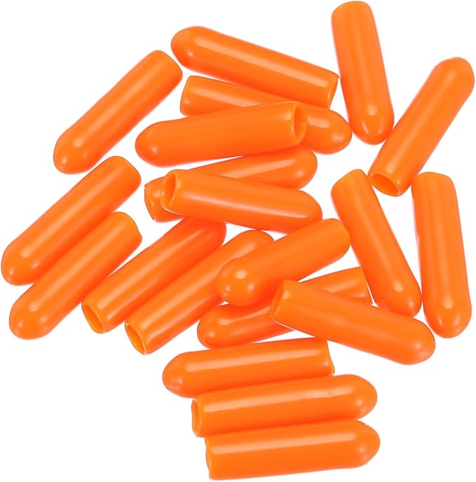 uxcell 20pcs Rubber End Caps 3mm ID Vinyl PVC Round Tube Bolt Cap Cover Screw - Image 4