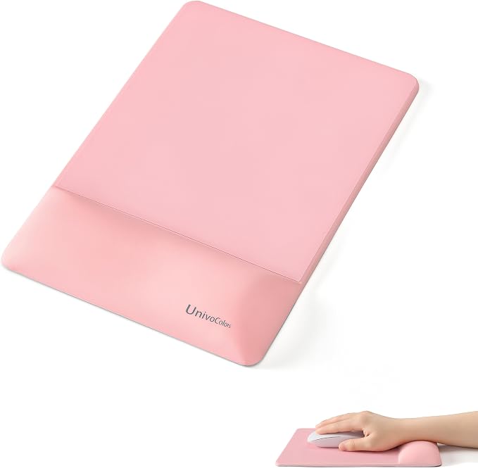univo colors Design-Wave Wrist Rest Mouce Pad, PE Mouse Sliding by UnivoColors