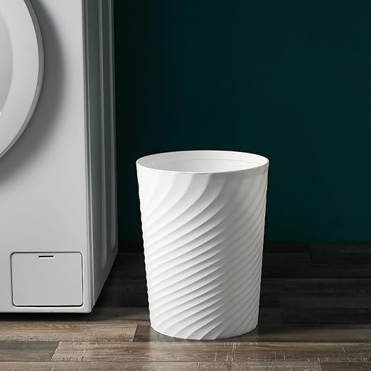 Bathroom Trash Can 1.8 Gallon Waste Basket 2 Pack Small Garbage Can - Image 8