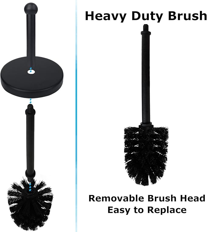 Blue Donuts Toilet Brush and Holder – Cleaning Brush Holder, Toilet Brush - Image 5