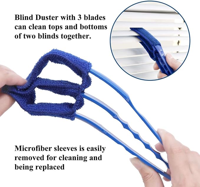 Car Vent Cleaner Duster Brush, Blinds Cleaning Tools - Image 3