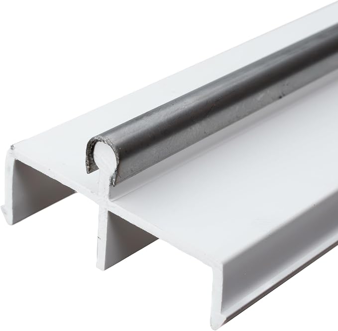 CWH Premium American Made Vinyl Sliding Door Track – 6ft, 1 Pack by COTTONWOOD+HARDWARE