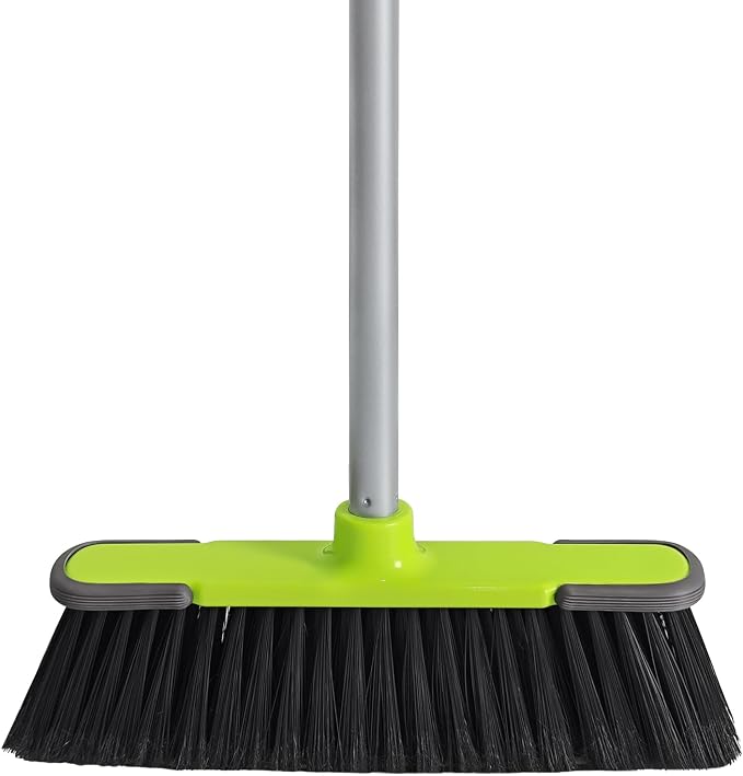 Green Indoor Broom 54" Long Handle House Broom by TrueYee