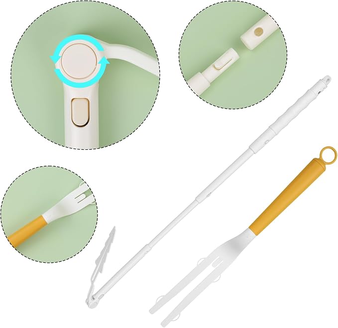 2pcs Handle Replacements for, Long Extended Handle Telescopic Extended Pole - Image 4