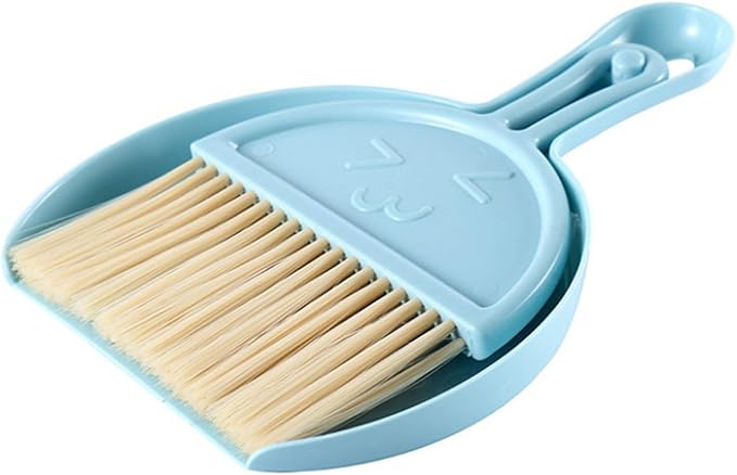 Broom with Dustpan Combo Set, Mini Lightweight Compact Dust Pan and Brush Set by Unknown