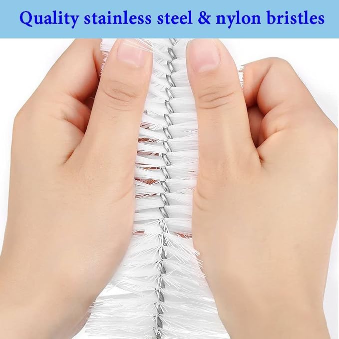 Long Bottle Brush, 17 in Bendable Cleaner Brushes - Image 2
