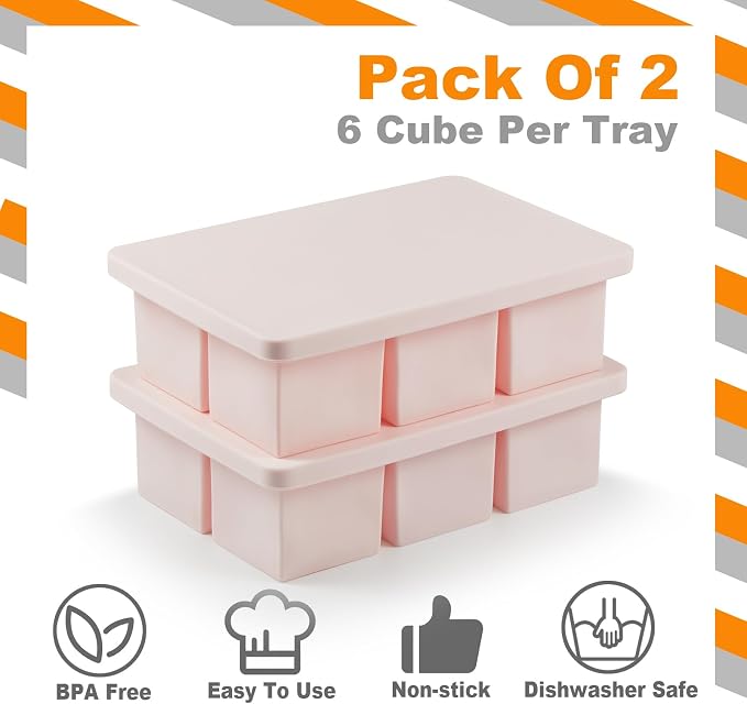 Nax Caki Pink Large Ice Cube Tray - Image 4