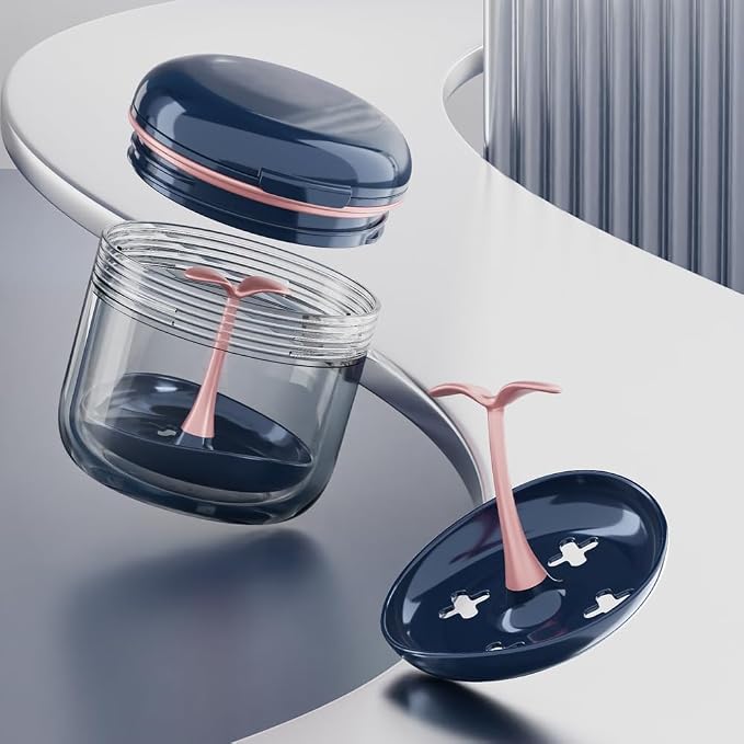 Retainer case, Denture Bath Cup，Retainer Cleaner Case Box, Night Mouth Guard - Image 8
