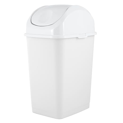 Superio Small 2.5 Gallon Plastic Trash Can by Superio