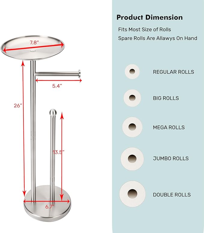 Freestanding Toilet Paper Holder - Image 9