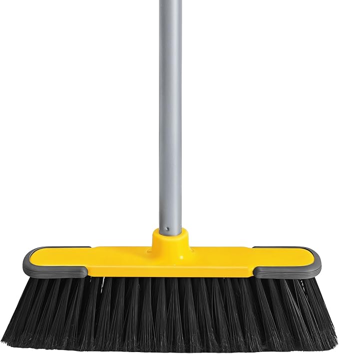Yellow Indoor Broom 54" Long Handle House Brooms by TrueYee