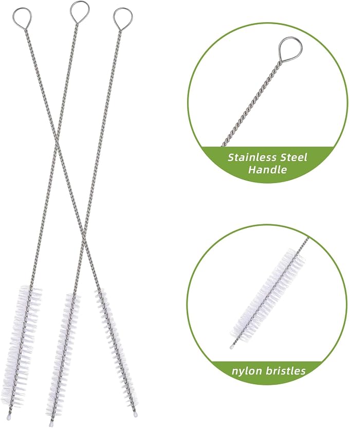10 Pcs Straw Cleaning Brushes, 8.2 Inch Straw Cleaner Brush Extra Long Straw - Image 5