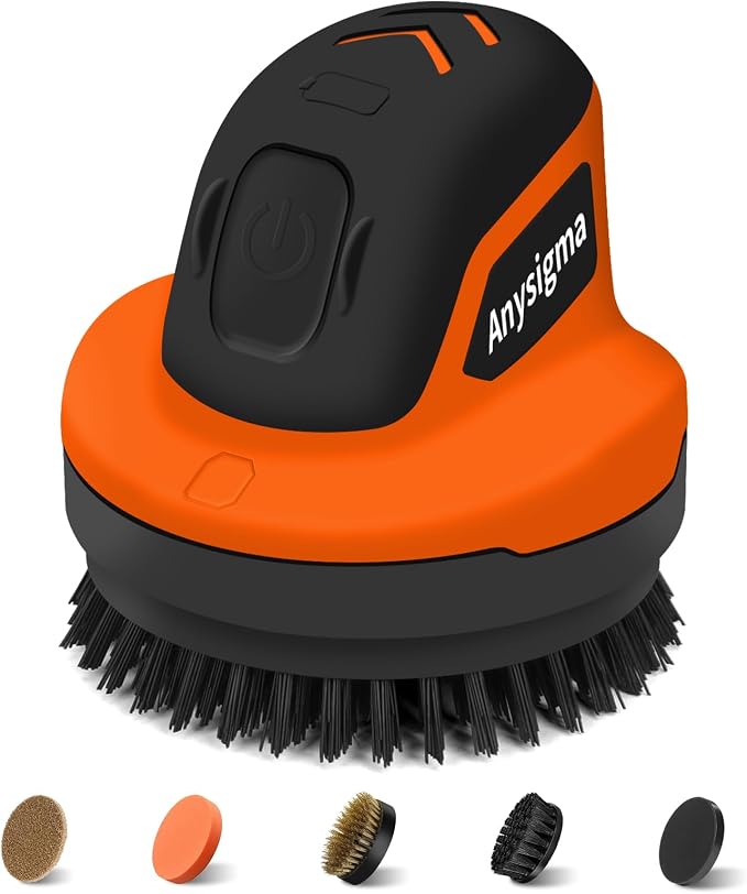 Electric Grill Brush- Waterproof Cordless Rotary Cleaning Brush by Unknown