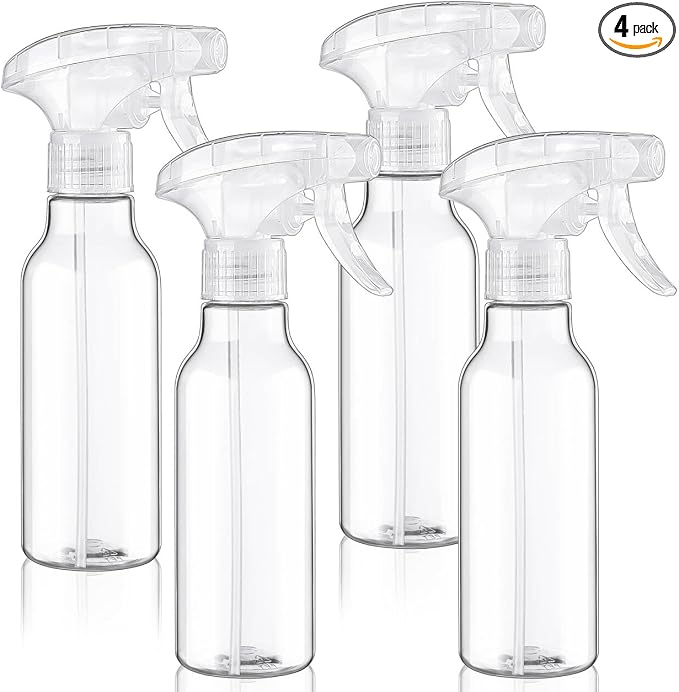 Cosywell Plastic Spray Bottles 8.8oz/260ml 4 Pack Empty Spray Bottle by Cosywell